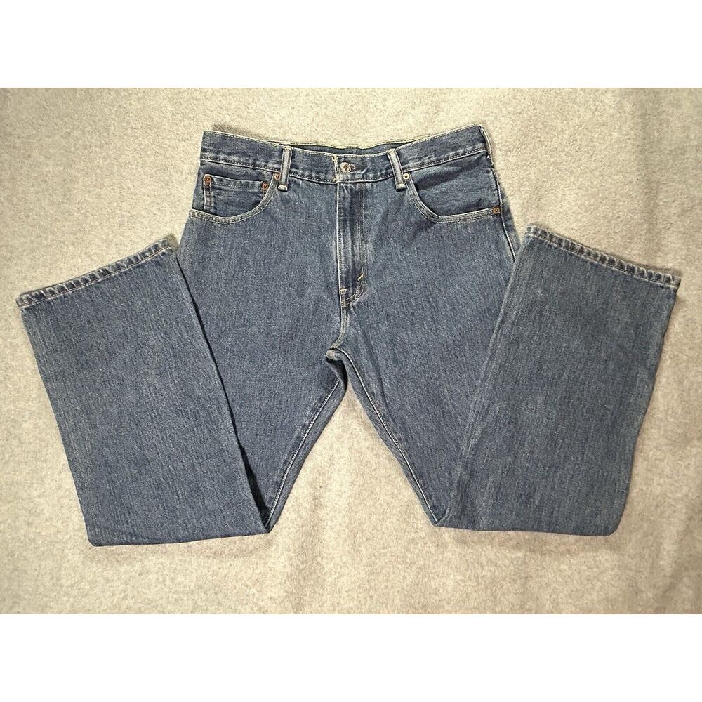 Levi strauss 517 Jeans Mens W34 L29 Straight Leg Boot Cut Blue Denim